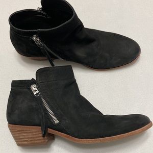 Sam Edelman Black Packer Ankle Boot Sz 8